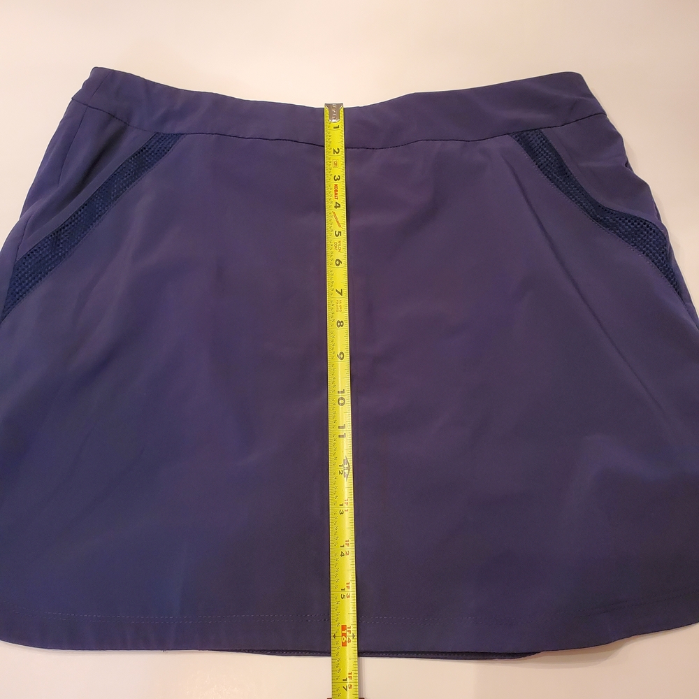 Sunday Blue Performance Skort - Chic Athletic Aesthetic - Size Medium - Picture 9 of 16